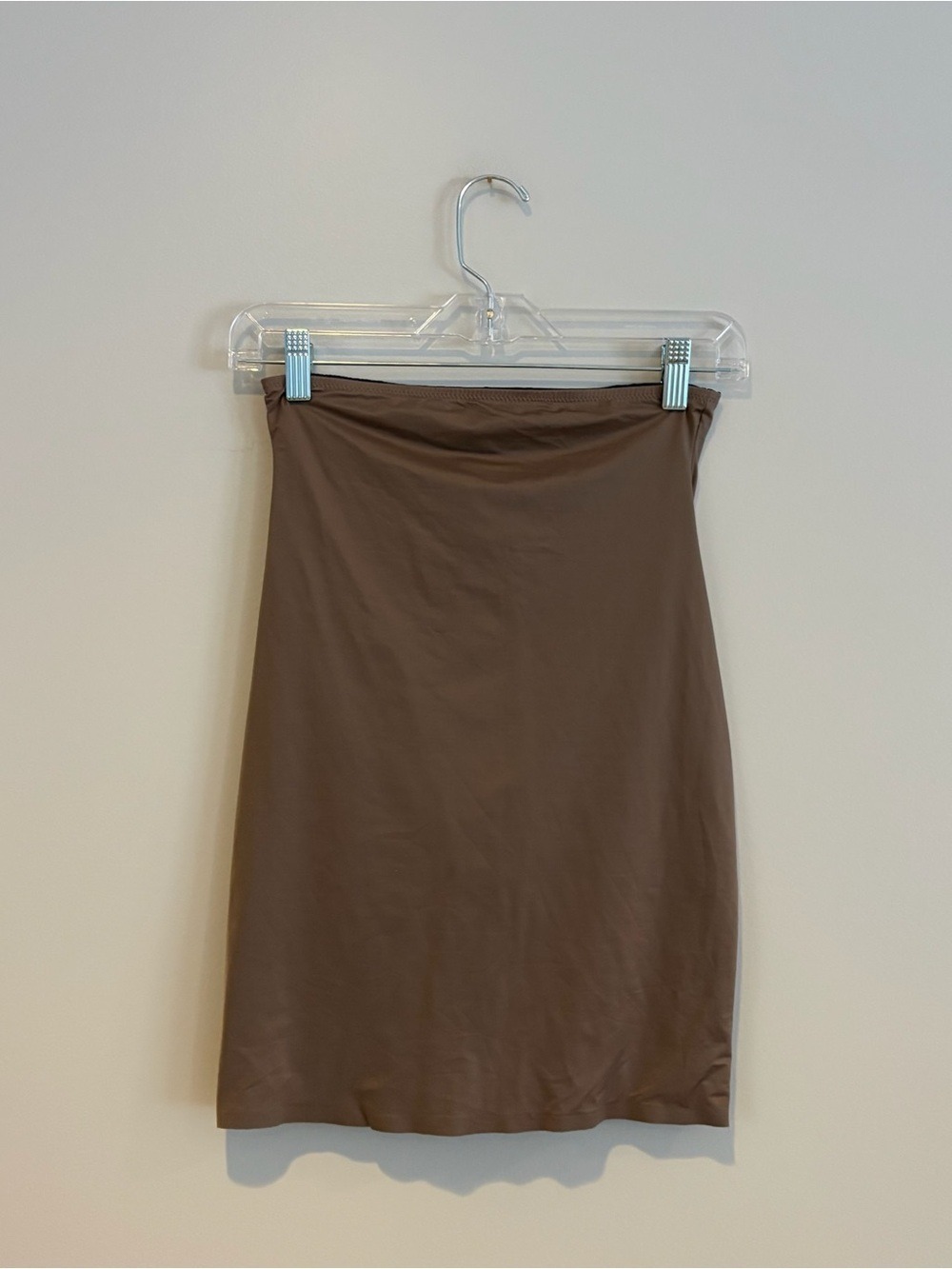 SPANX Brown Seamless Shaping Slip Skirt Size S